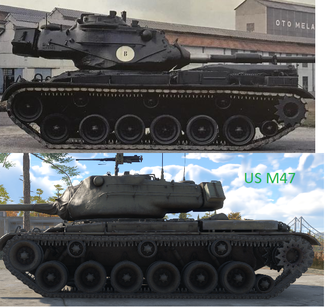 Italian M47 105/55: Actually a spanish M47, how to fix it - Already ...