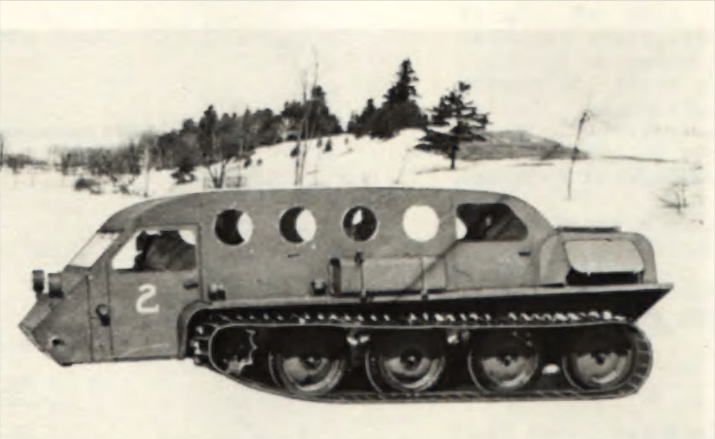 GM High Capacity Snowmobile Canadians Know Snow Other Nations War