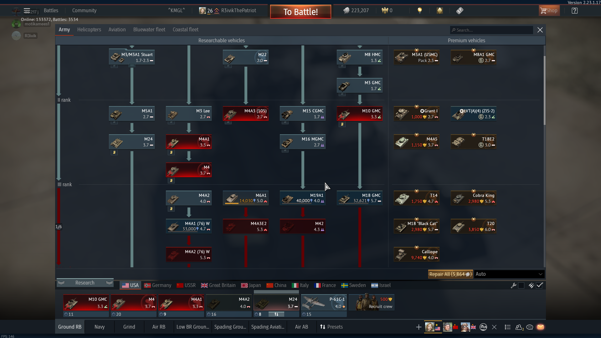 Fastest and the most efficient way to grind US tanks The Academy